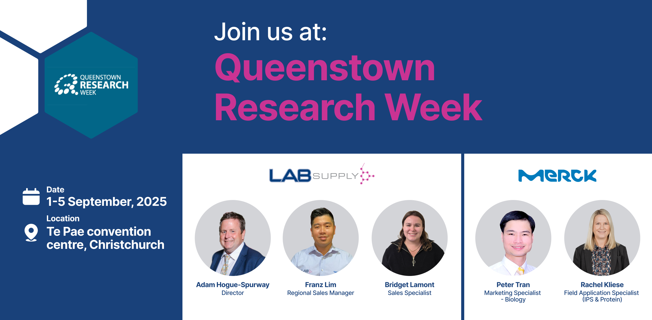 Lab Supply Returns as Gold Sponsor of Queenstown Research Week 2025